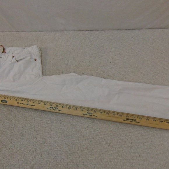 WOMEN'S sz8 LUCKY BRAND LOLA STRAIGHT SPANDEX BLEND ZIPPER FLY JEANS IG 718 - Picture 2 of 12